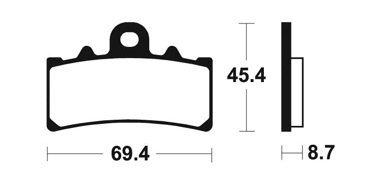 28435 - TECNIUM Plaquettes de frein frittées sport MF377 - Afbeelding 1 van 1