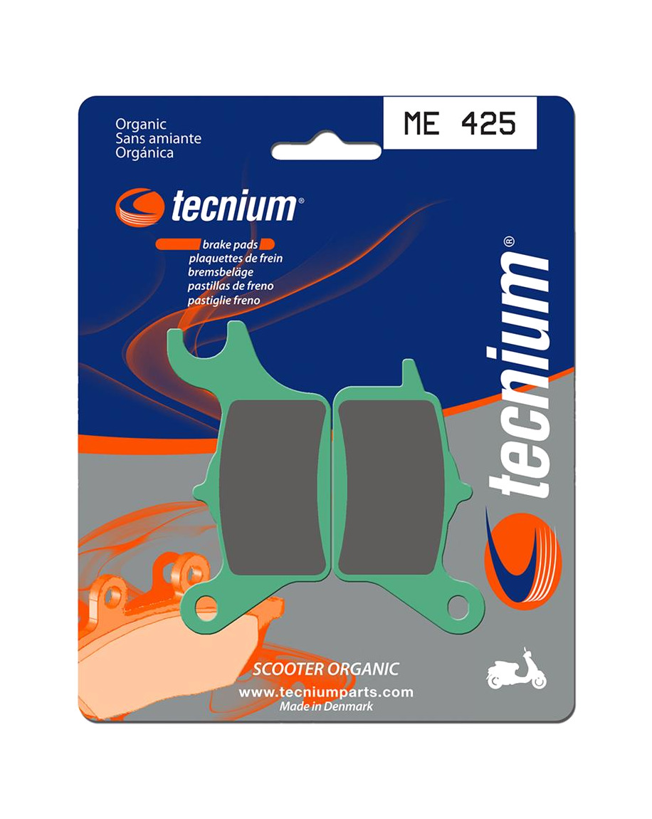 TECNIUM Organic Scooter Brake Pads ME425 compatible with HONDA AFS 110 WAVE (JC5 - Picture 1 of 1