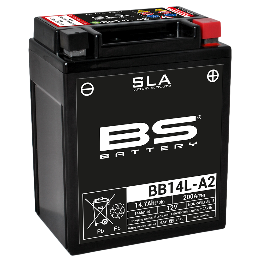 BS BATTERY BATTERIE SLA BB14L-A2 (FA) - Picture 1 of 1