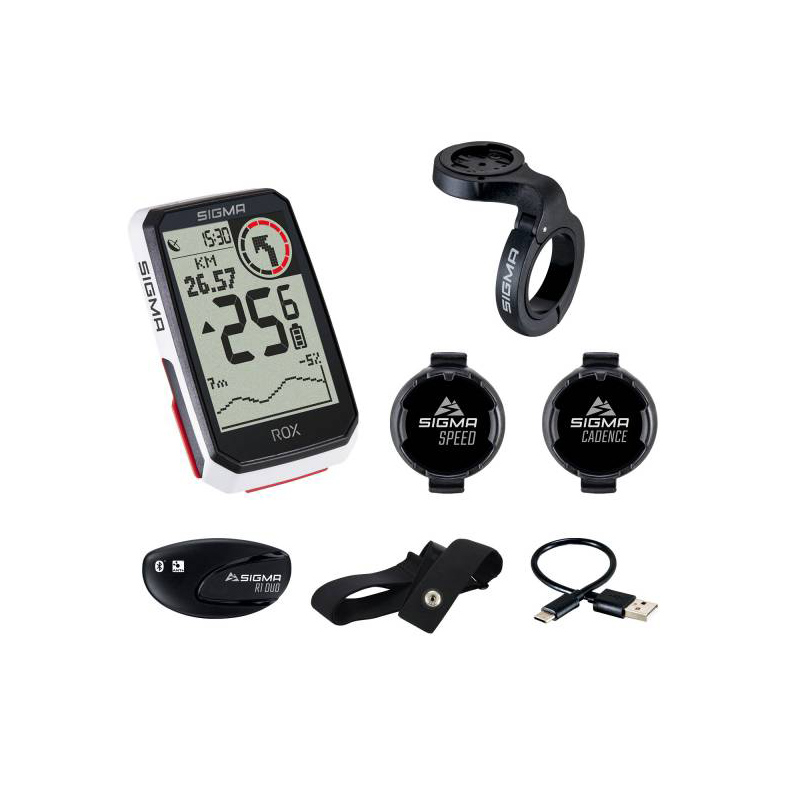SIGMA Sensor Zestaw komputera rowerowego 30 funkcji GPS ROX 4.0 - Zdjęcie 1 z 1