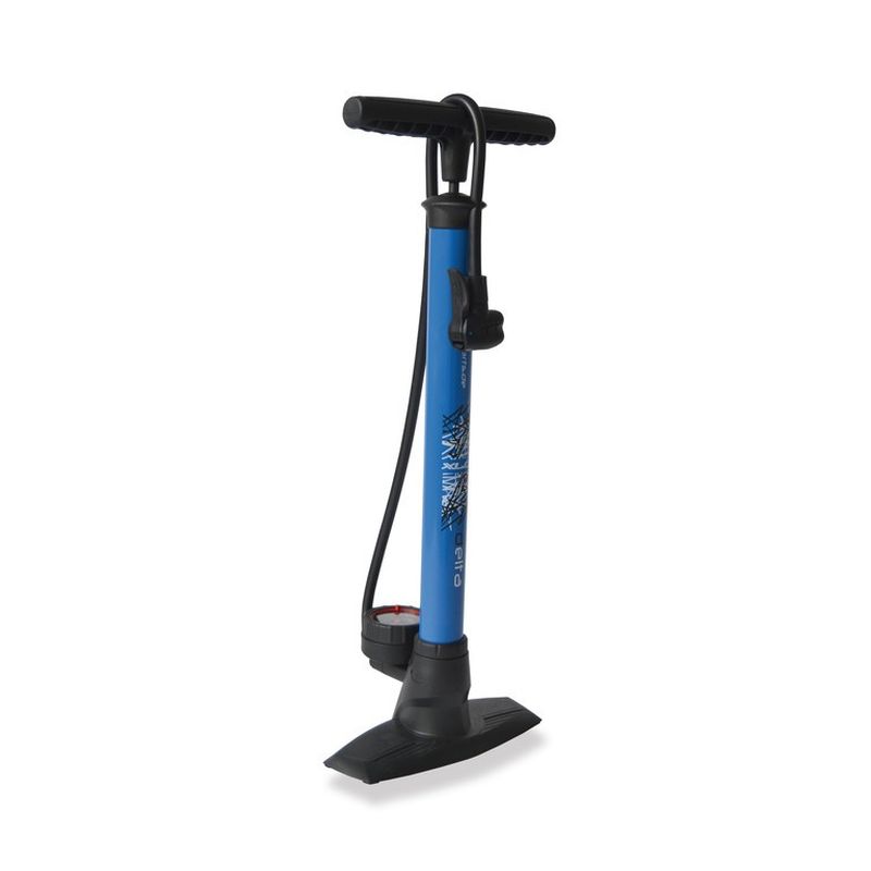 Floor Pump Delta Pu-s04 11 Bar With DUALHEAD Blue 2501954902 XLC Cycle Bike  for sale online