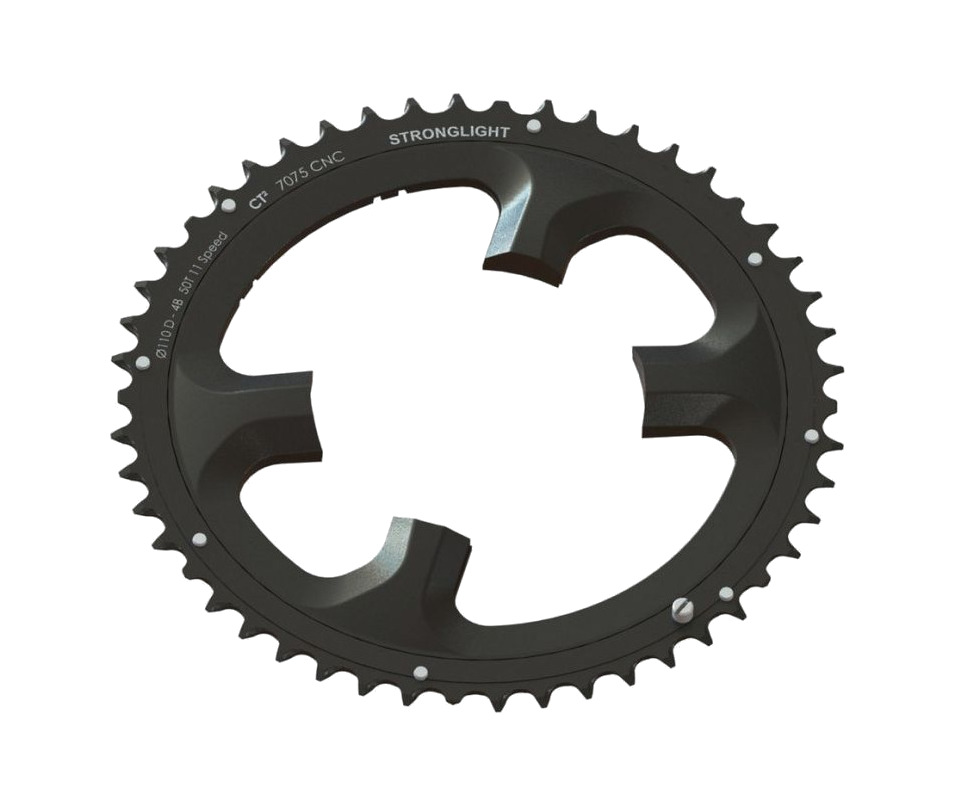 4-arm aluminum outdoor bike chainring SHIMANO DURA ACE FC-9000/DI2 11V 110 BCD - Picture 1 of 1