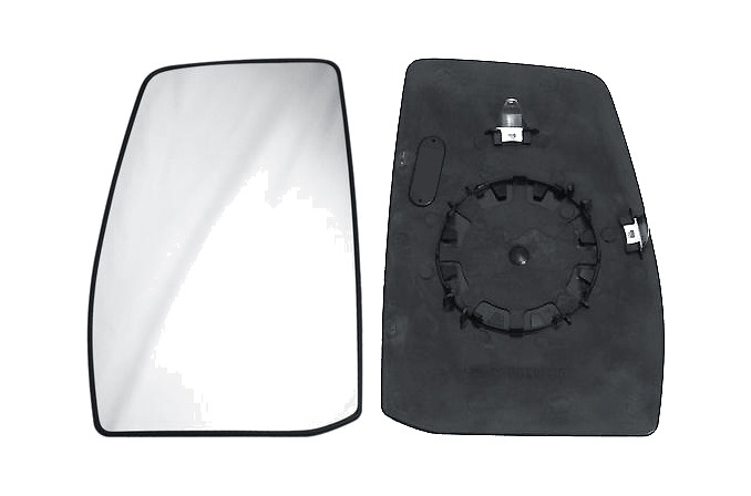 IPARLUX Replacement rear view mirror glass with convex left base compatible with - Picture 1 of 1