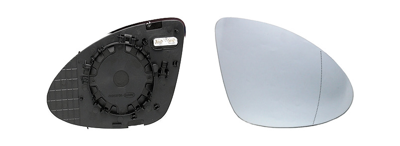 IPARLUX Replacement rear view mirror glass with thermal convex right base compat - Picture 1 of 1