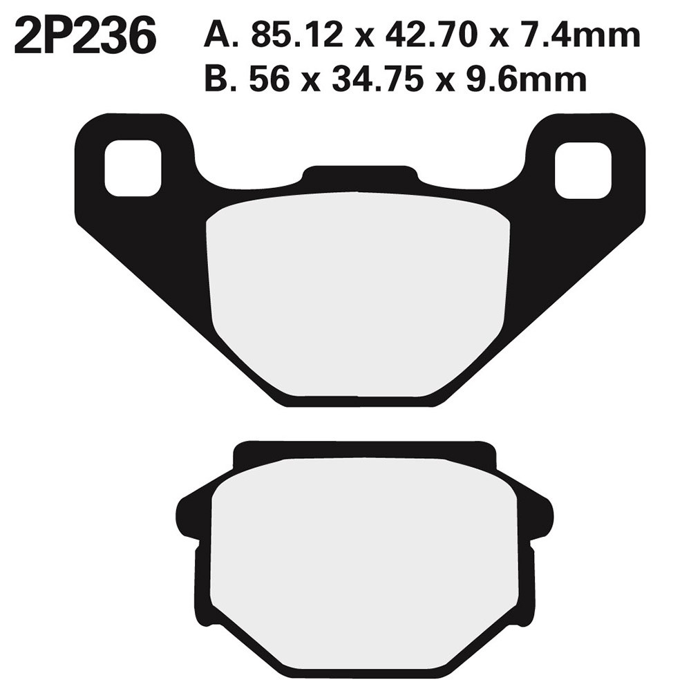 NISSIN Front brake pads 2P236GS - Picture 1 of 1