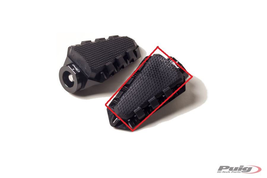 PUIG HI-TECH TRAIL RUBBER PARTS FOR FOOTRESTS - Picture 1 of 1