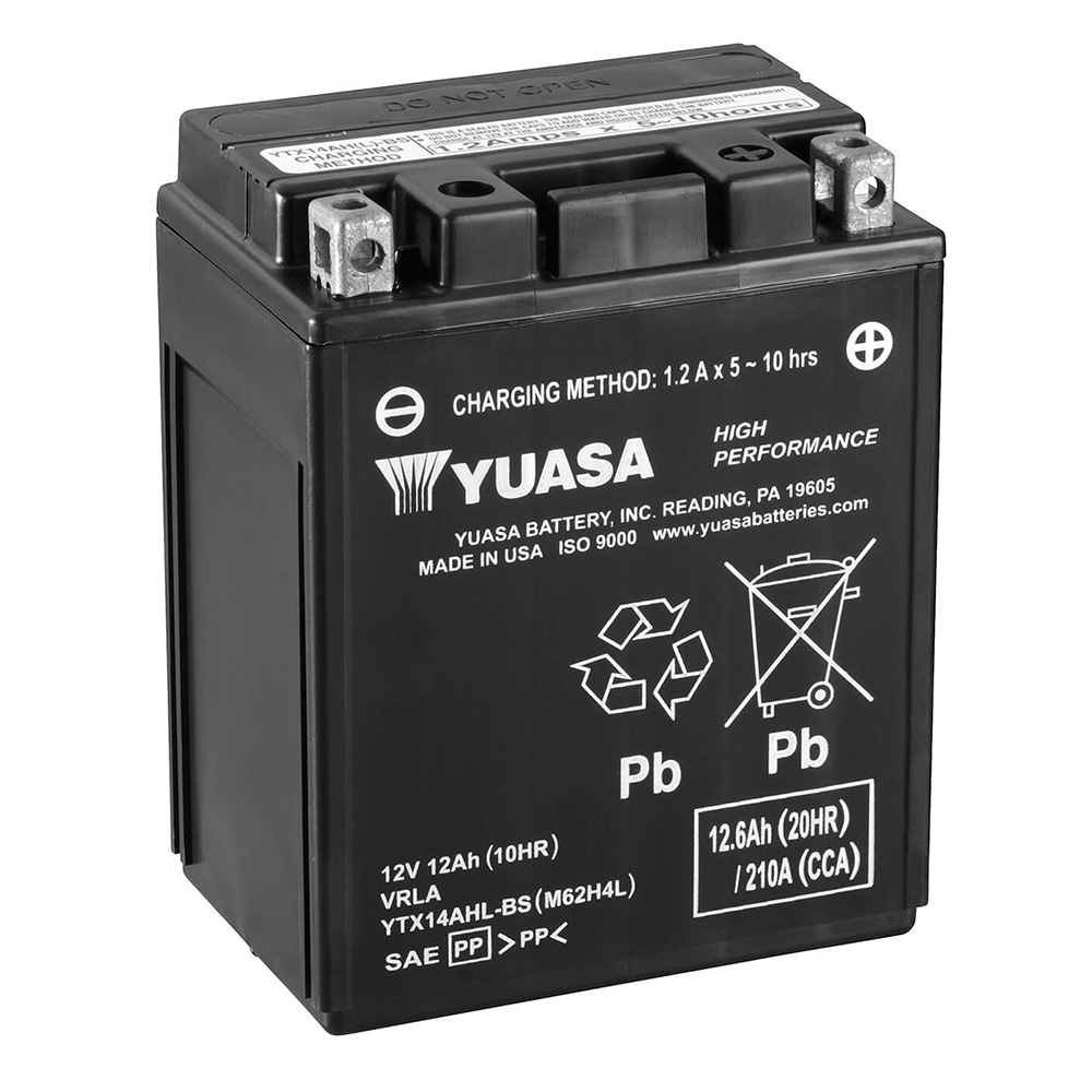 23470 - YUASA BATTERIE YTX14AHL-BS Combipack (con electrolito) - Afbeelding 1 van 1