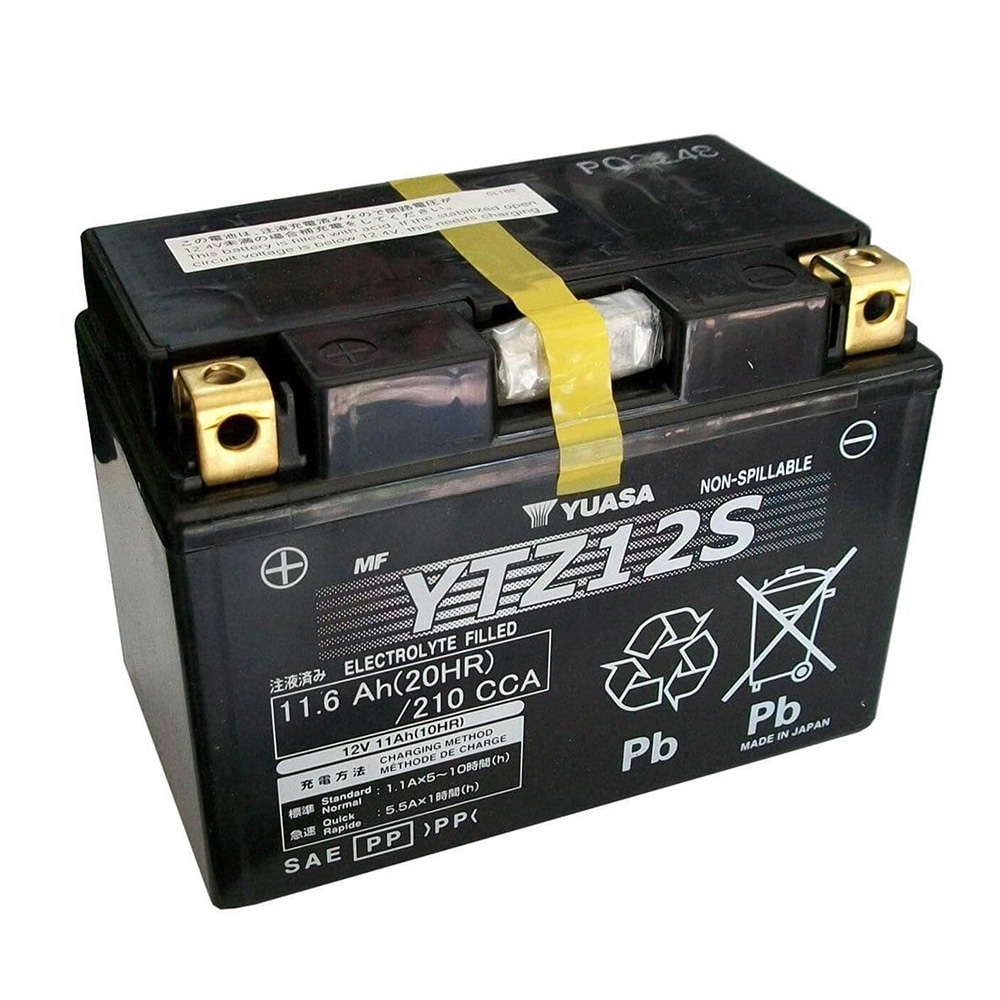 YUASA BATTERY YTZ12S Wet Charged (cargada y activada) - Picture 1 of 1